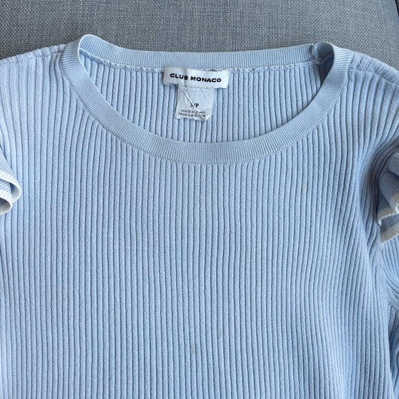 Club Monaco Long Sleeve Knit Top - Picture 3 of 4